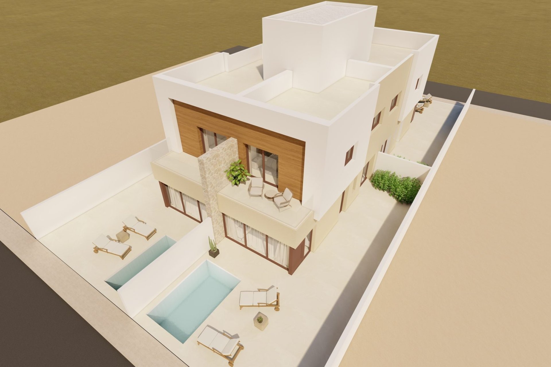 Obra nueva - Casa adosada -
San Javier