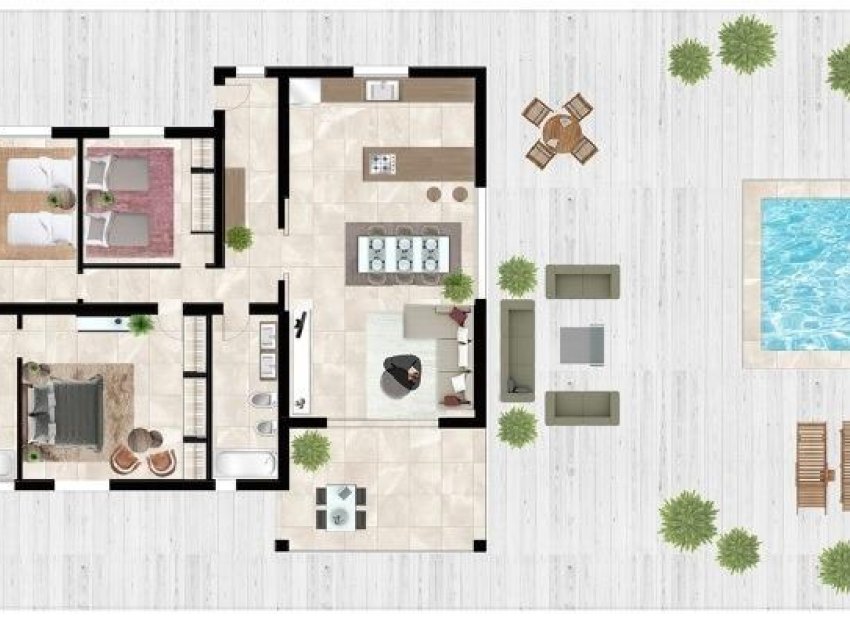 Obra nueva - Independiente / Villa -
Abanilla - Cañada de la Leña