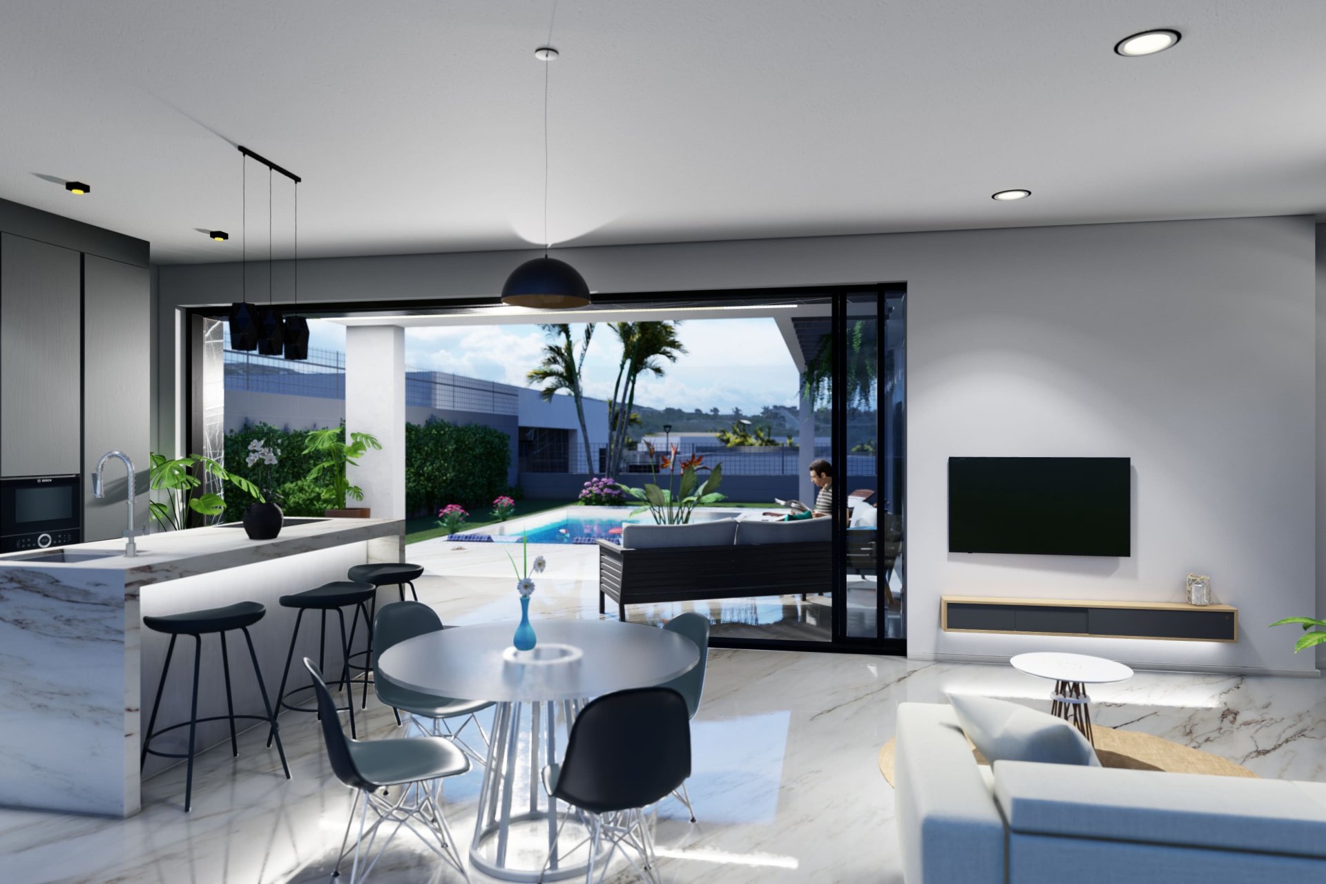 Obra nueva - Independiente / Villa -
Algorfa - La Finca Golf