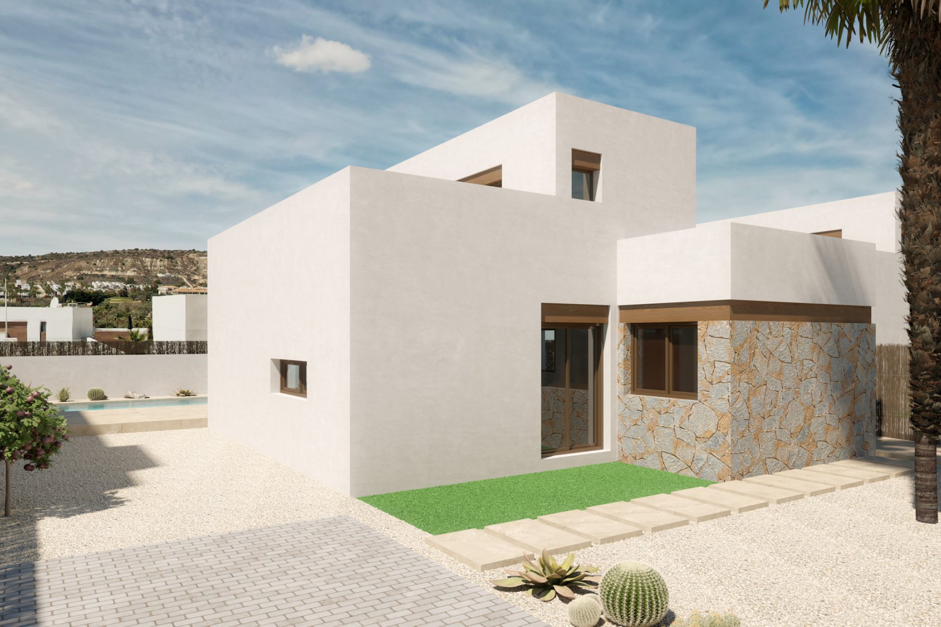 Obra nueva - Independiente / Villa -
Algorfa - La Finca Golf