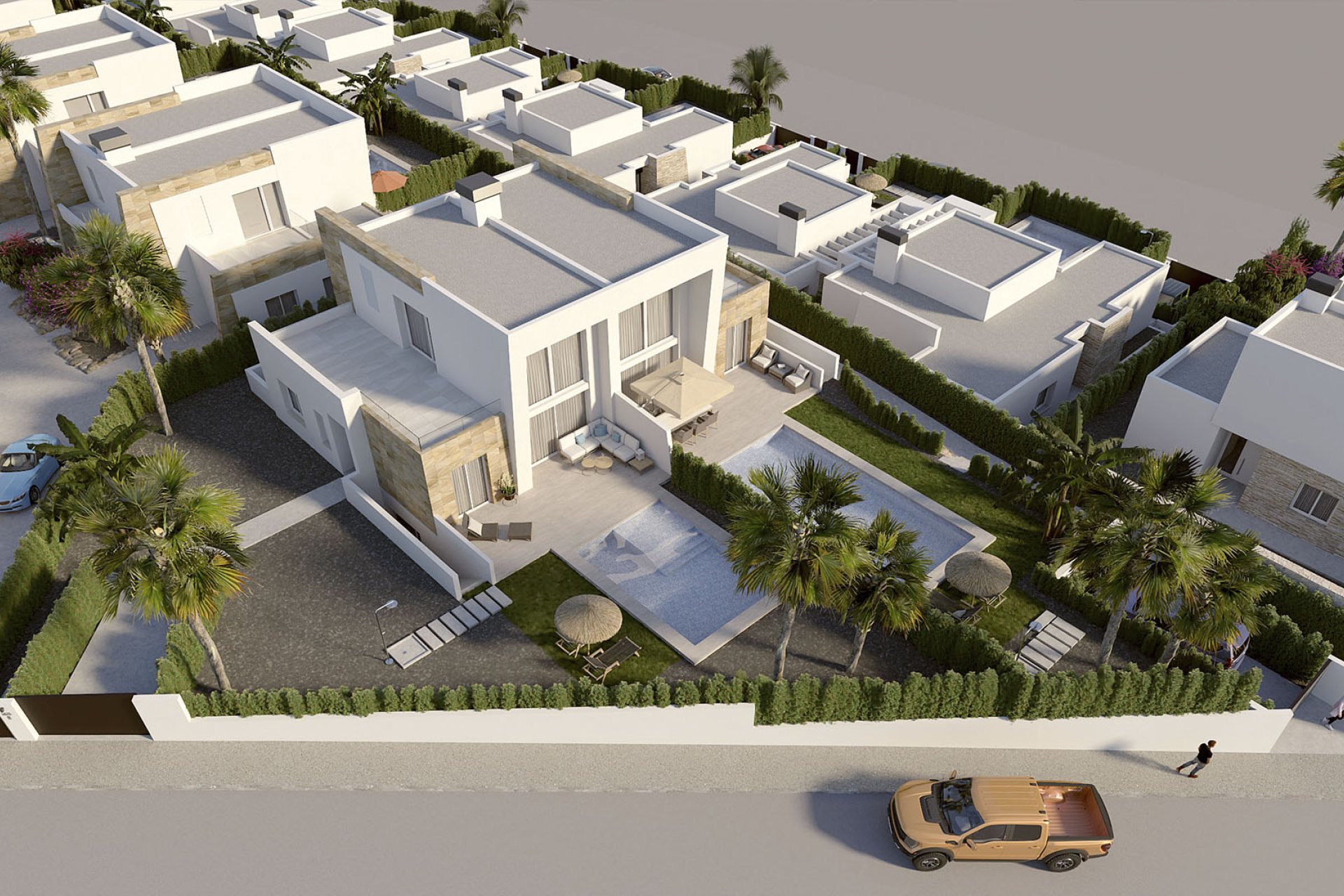 Obra nueva - Independiente / Villa -
Algorfa - La Finca Golf