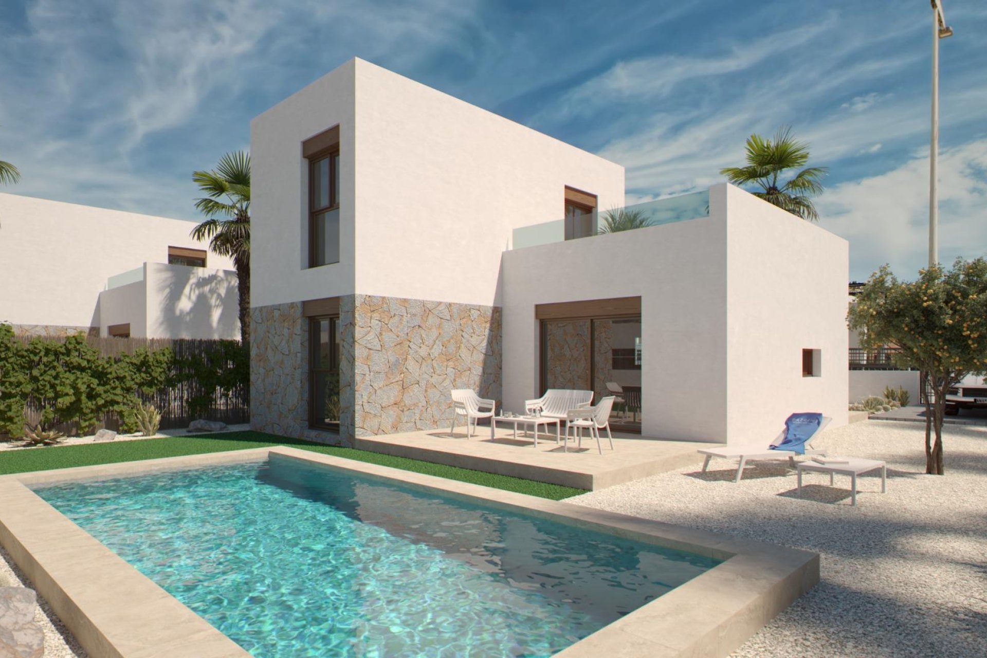 Obra nueva - Independiente / Villa -
Algorfa - La Finca Golf