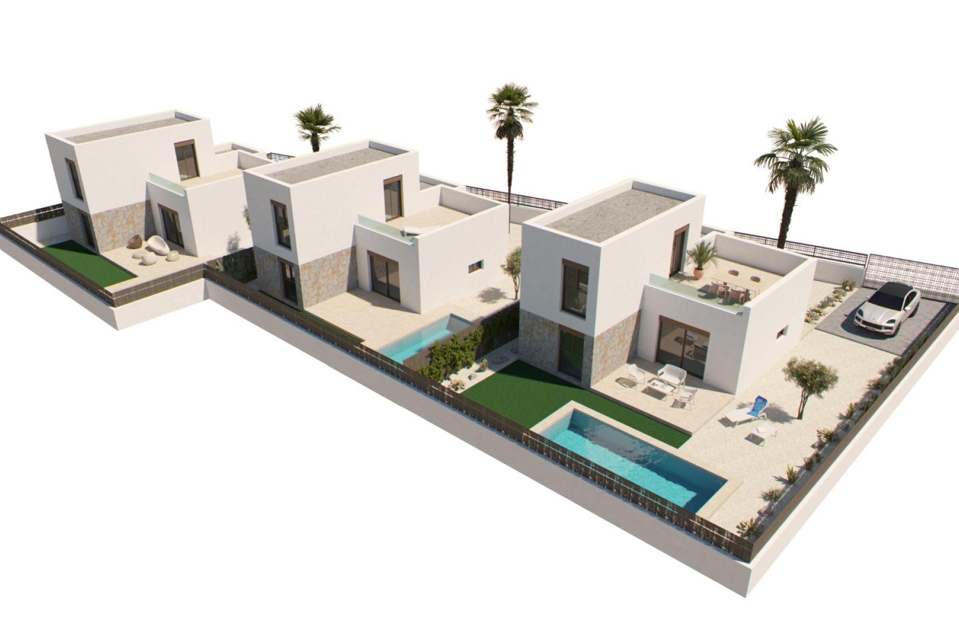 Obra nueva - Independiente / Villa -
Algorfa - La Finca Golf