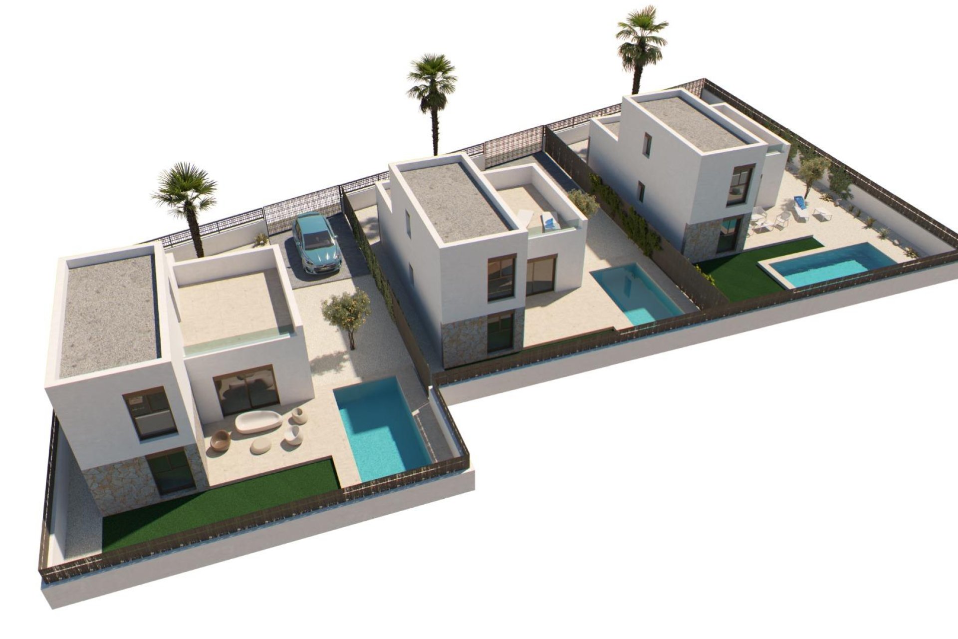 Obra nueva - Independiente / Villa -
Algorfa - La Finca Golf