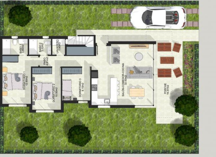 Obra nueva - Independiente / Villa -
Alhama De Murcia - Condado De Alhama Golf Resort