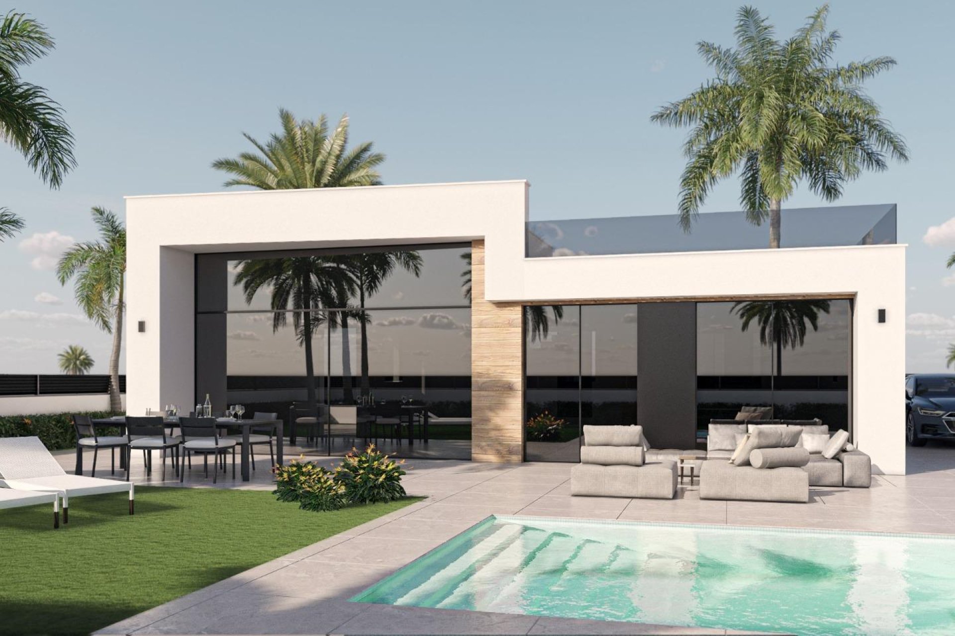 Obra nueva - Independiente / Villa -
Alhama De Murcia - Condado De Alhama