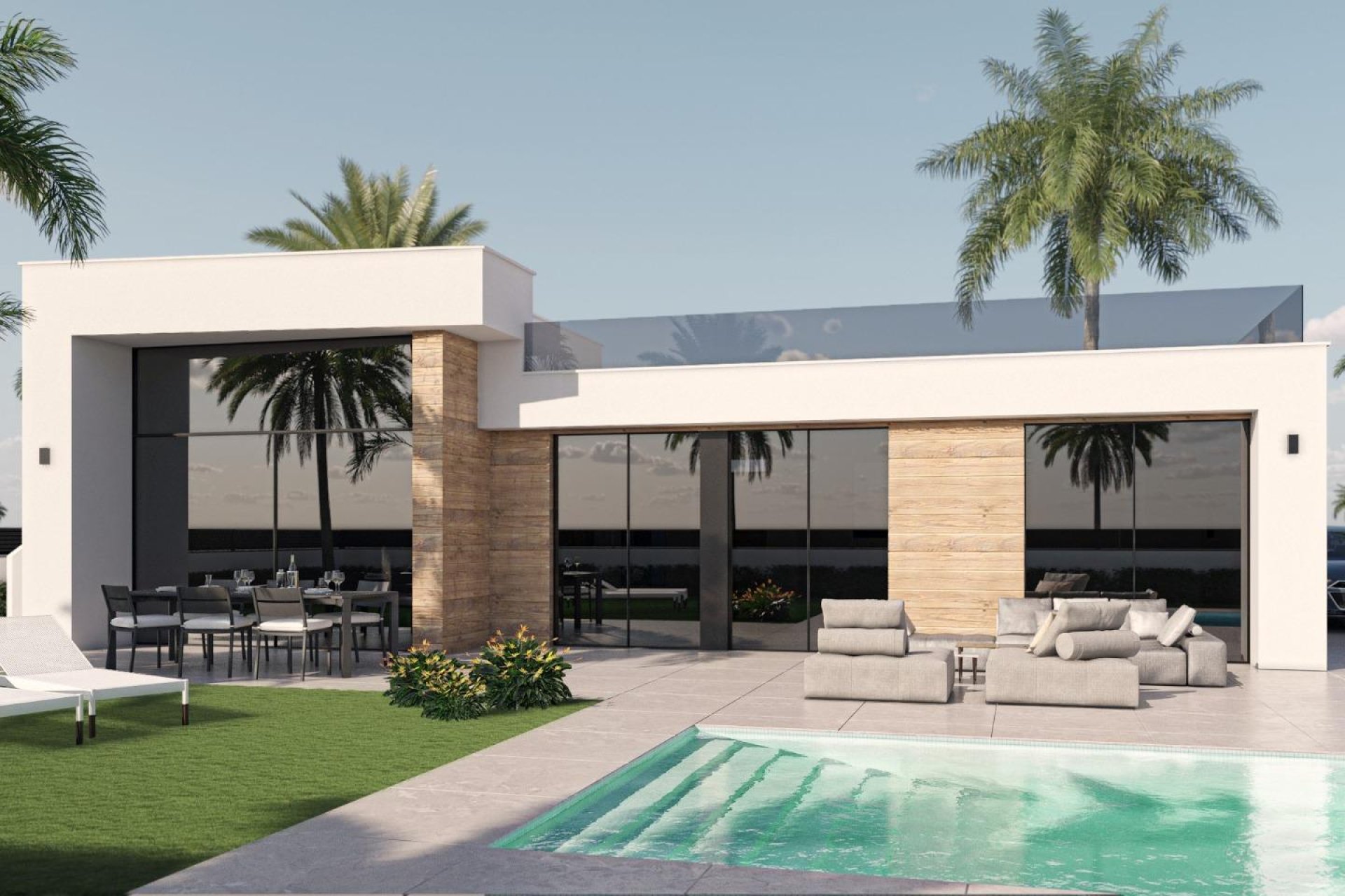 Obra nueva - Independiente / Villa -
Alhama De Murcia - Condado De Alhama