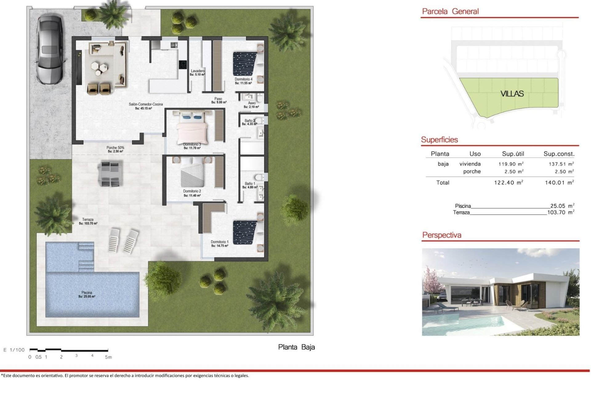 Obra nueva - Independiente / Villa -
Banos y Mendigo - Altaona Golf