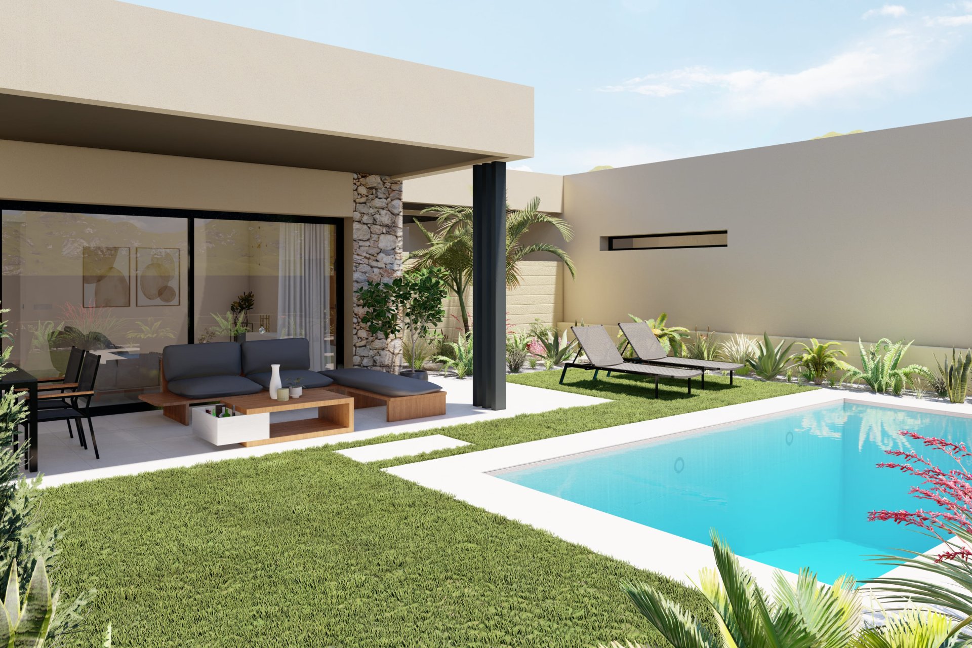 Obra nueva - Independiente / Villa -
Banos y Mendigo - Altaona Golf