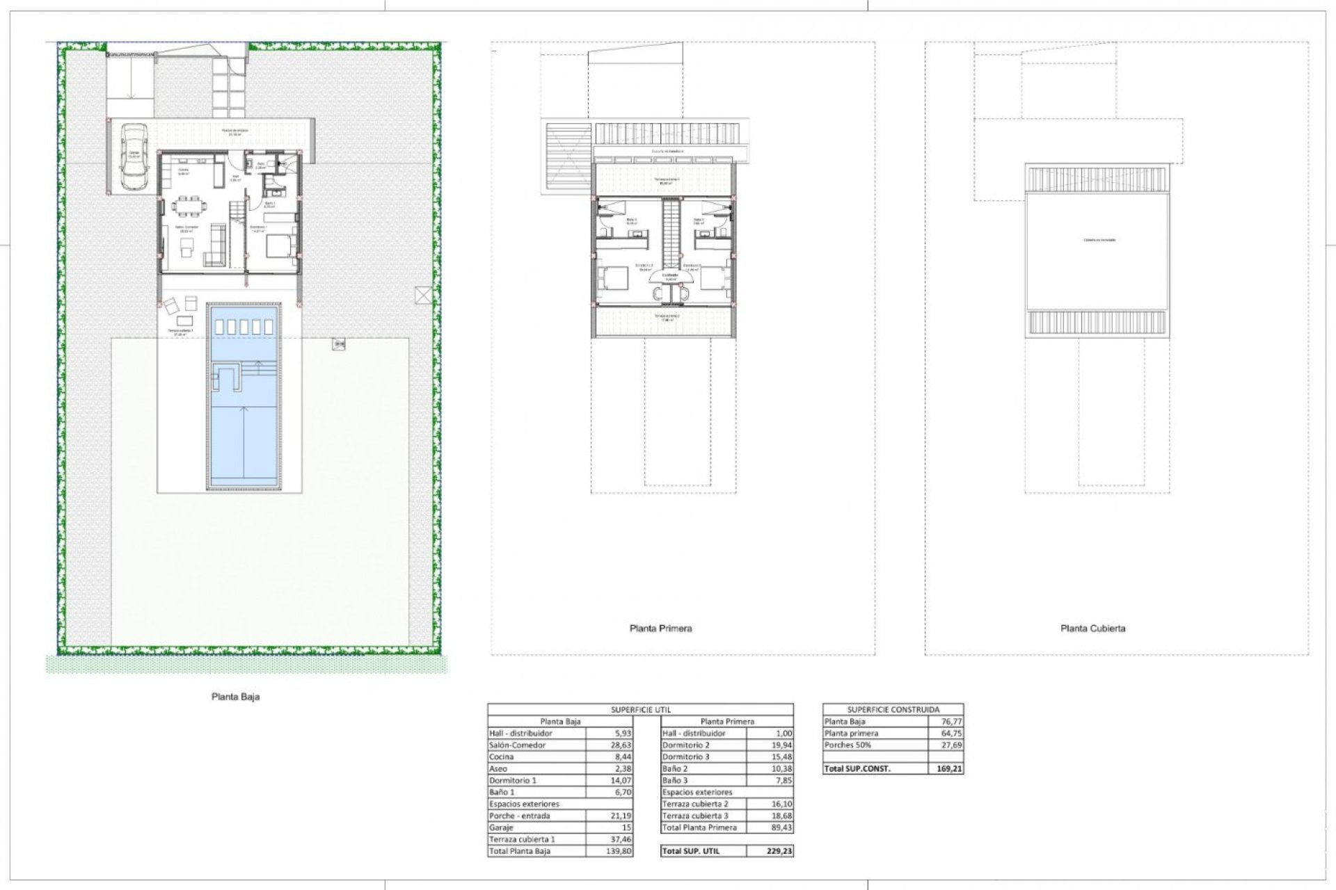 Obra nueva - Independiente / Villa -
Banos y Mendigo - Altaona Golf