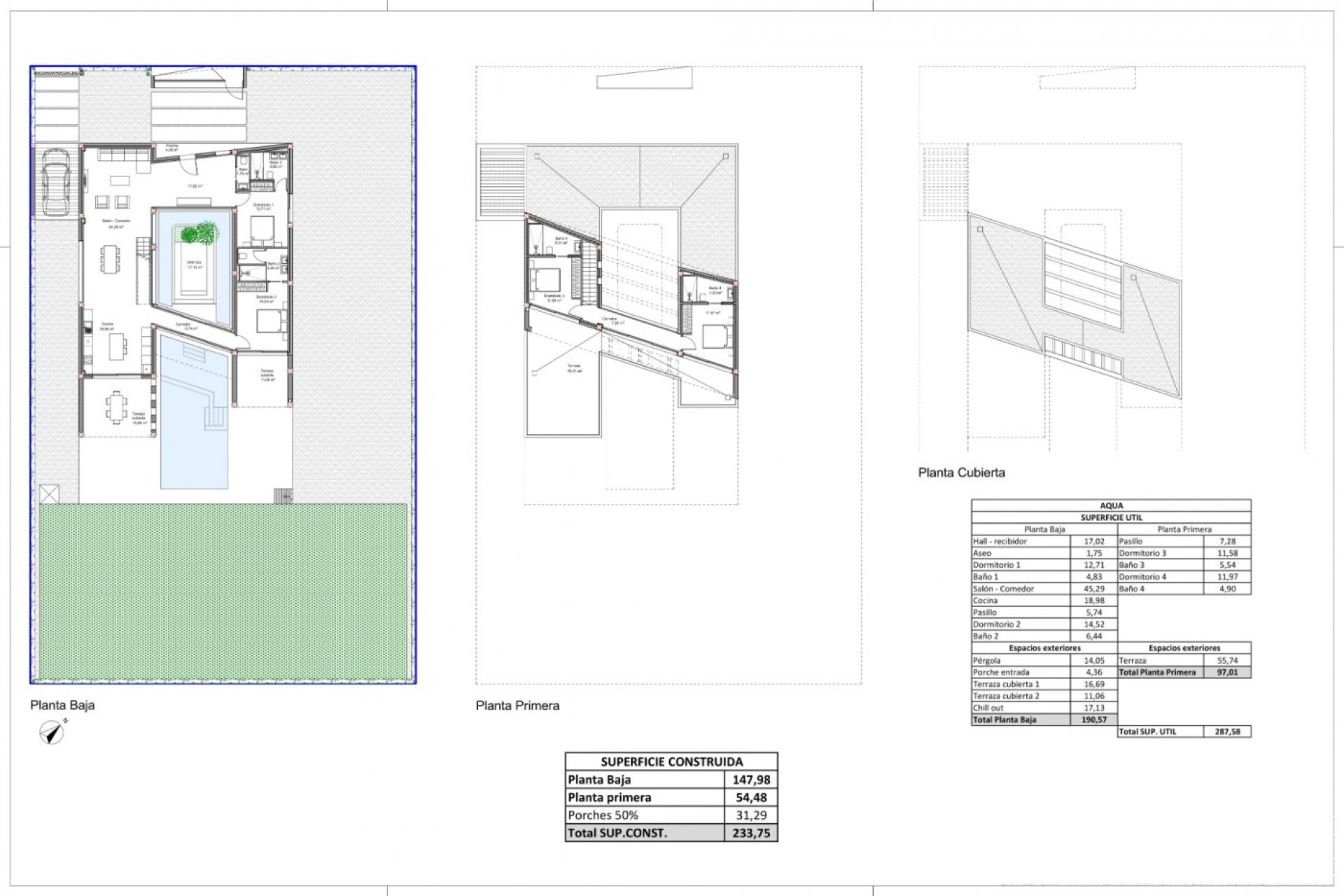 Obra nueva - Independiente / Villa -
Banos y Mendigo - Altaona Golf