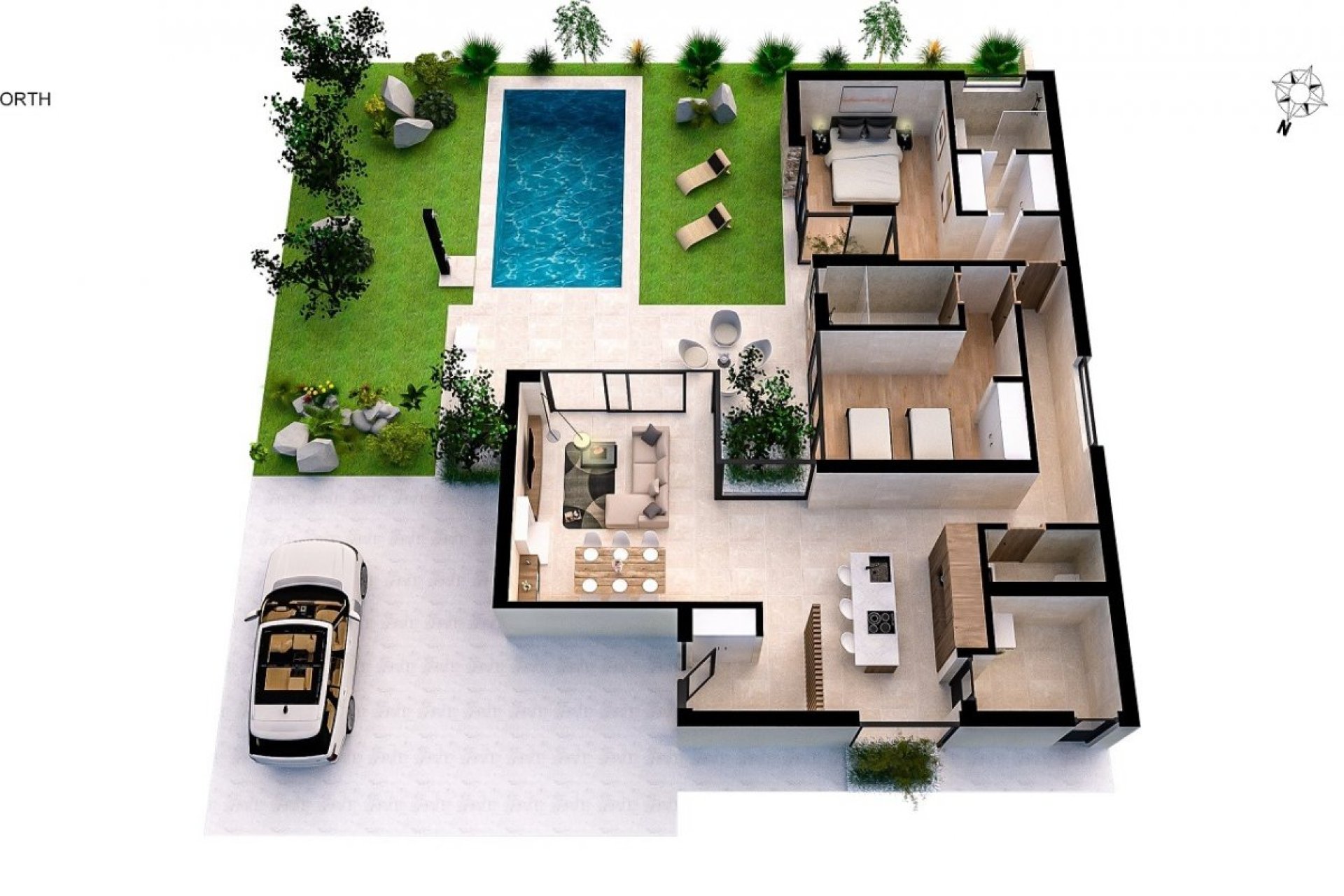 Obra nueva - Independiente / Villa -
Banos y Mendigo - Altaona Golf