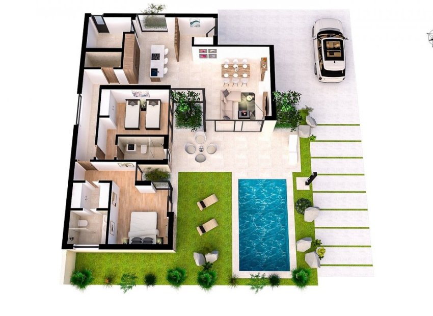 Obra nueva - Independiente / Villa -
Banos y Mendigo - Altaona Golf