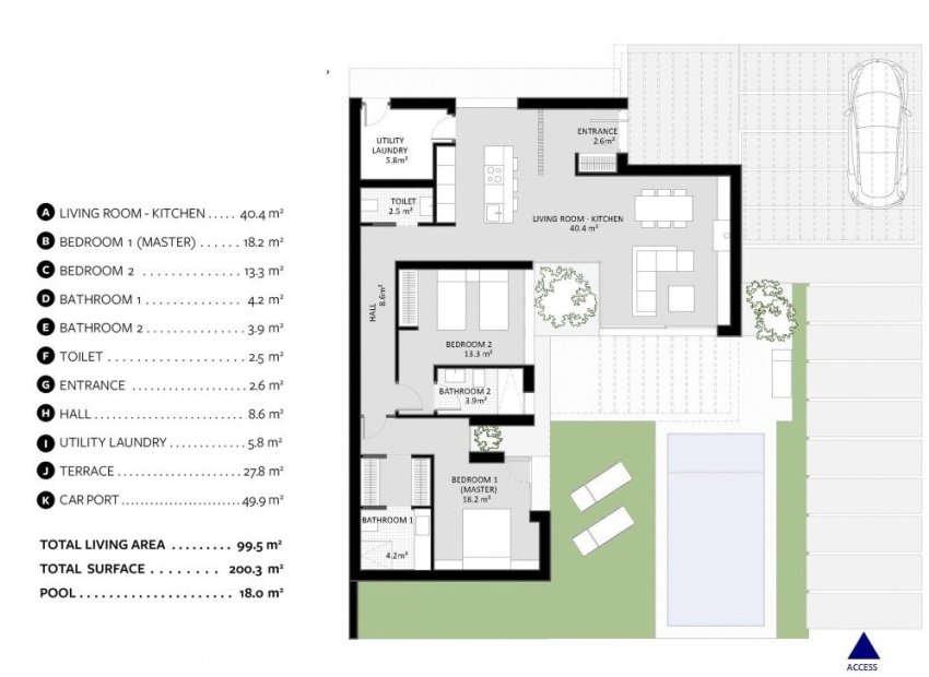 Obra nueva - Independiente / Villa -
Banos y Mendigo - Altaona Golf