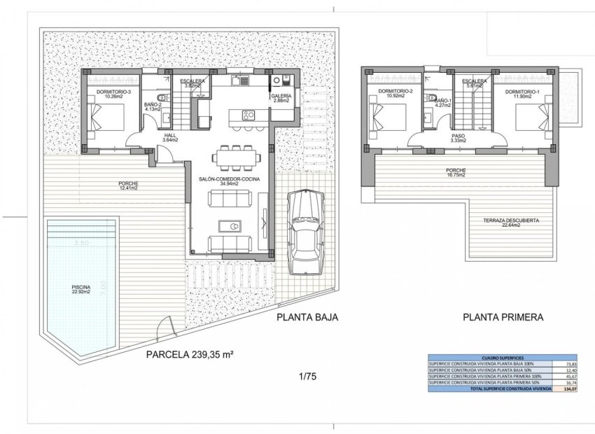 Obra nueva - Independiente / Villa -
Benijofar - Polideportivo