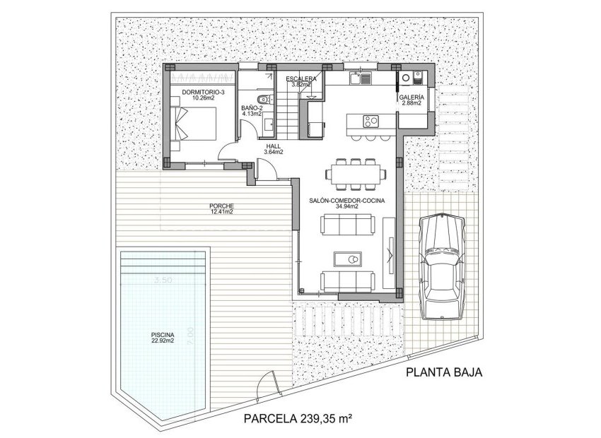 Obra nueva - Independiente / Villa -
Benijofar - Polideportivo