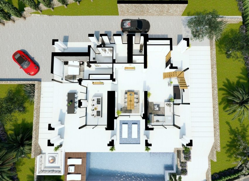 Obra nueva - Independiente / Villa -
Benissa - Playa Fustera