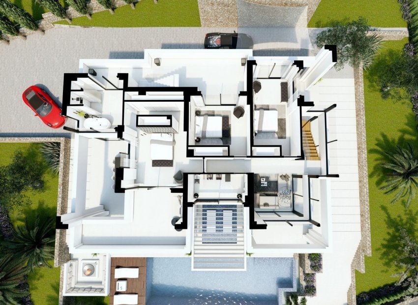 Obra nueva - Independiente / Villa -
Benissa - Playa Fustera