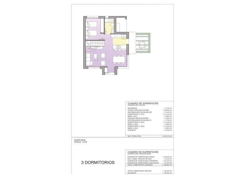 Obra nueva - Independiente / Villa -
Cartagena - Playa Honda