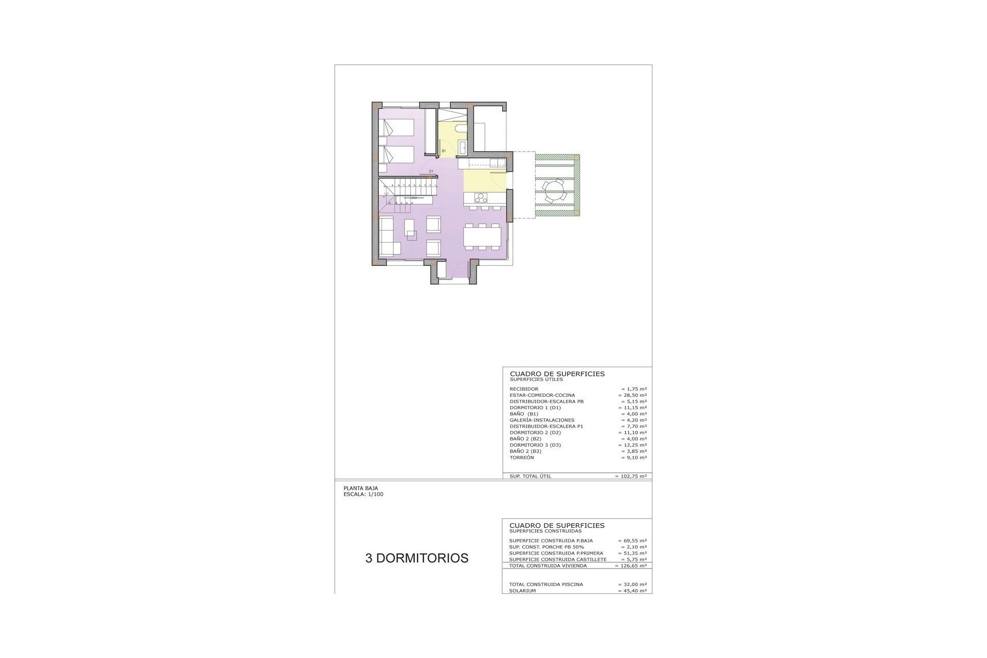 Obra nueva - Independiente / Villa -
Cartagena - Playa Honda