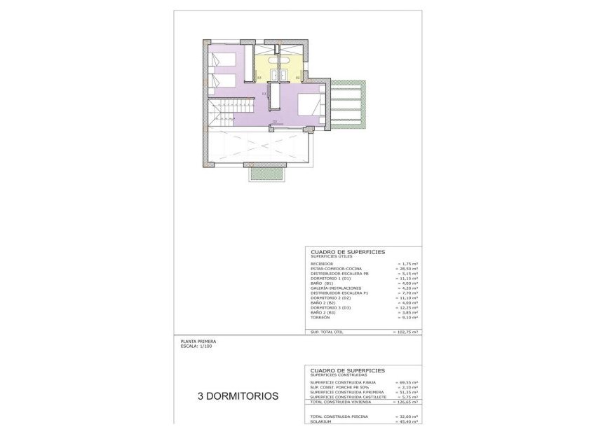 Obra nueva - Independiente / Villa -
Cartagena - Playa Honda