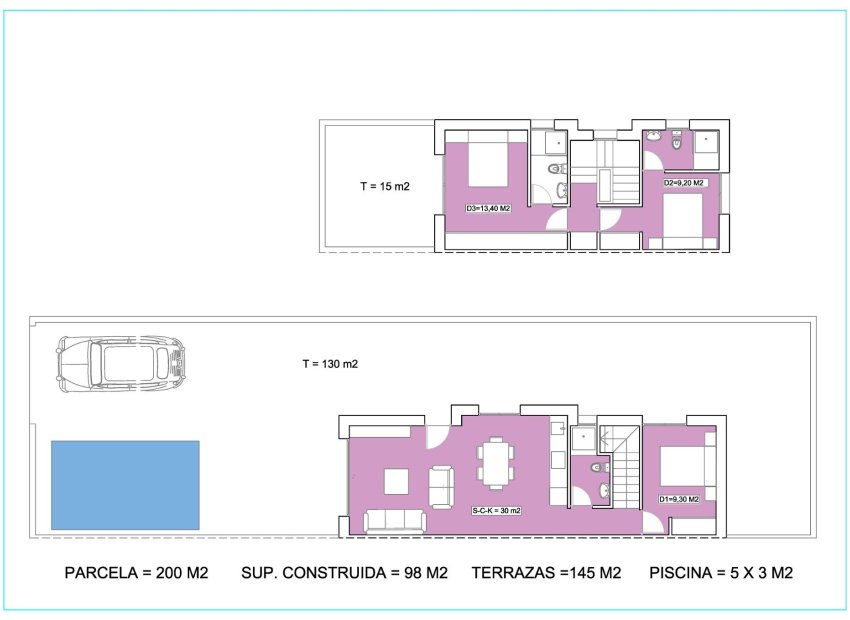 Obra nueva - Independiente / Villa -
Daya Nueva - Pueblo