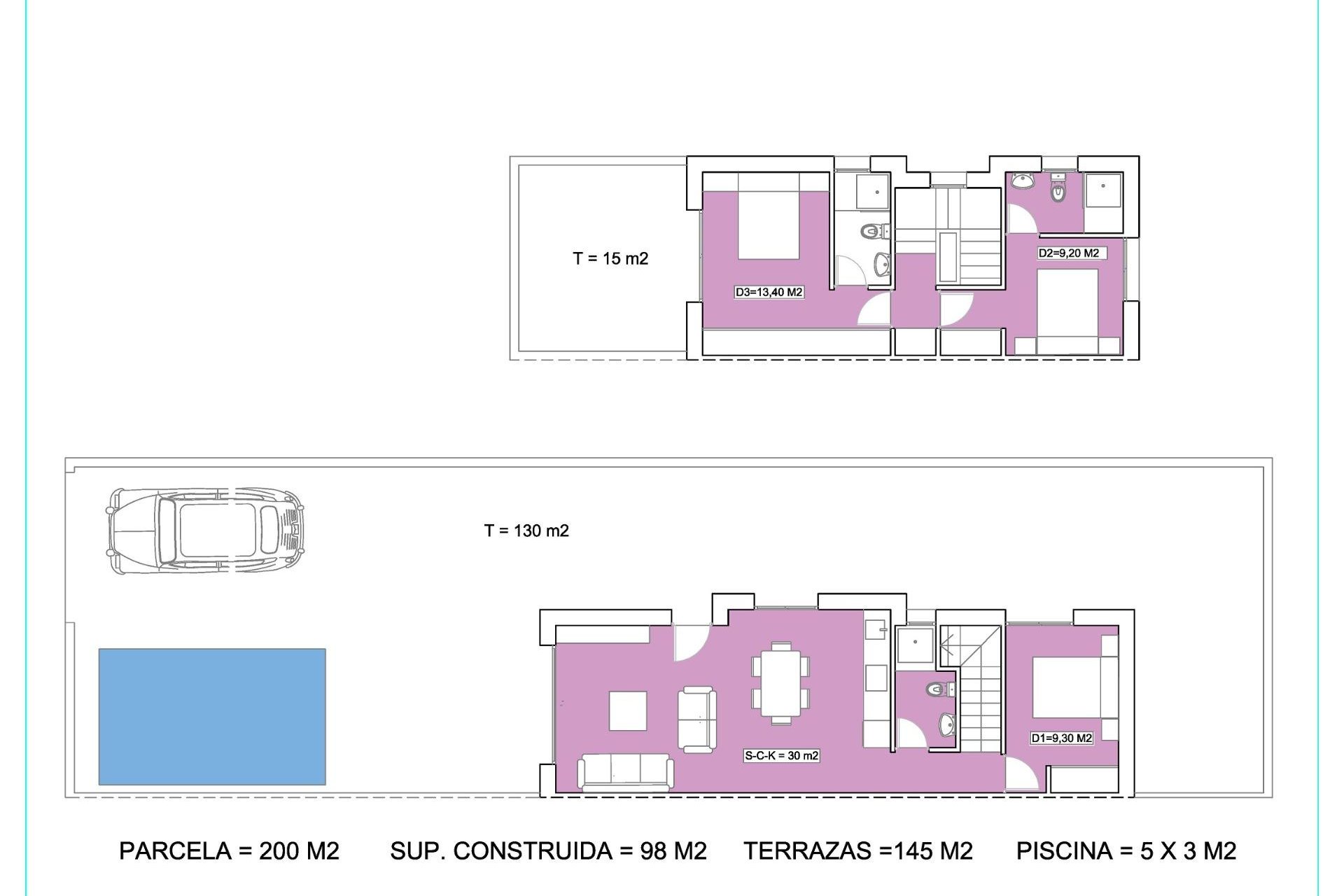 Obra nueva - Independiente / Villa -
Daya Nueva - Pueblo