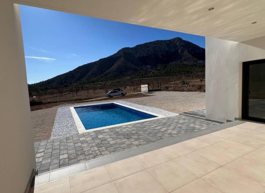 Obra nueva - Independiente / Villa -
Hondón de las Nieves - La Canalosa