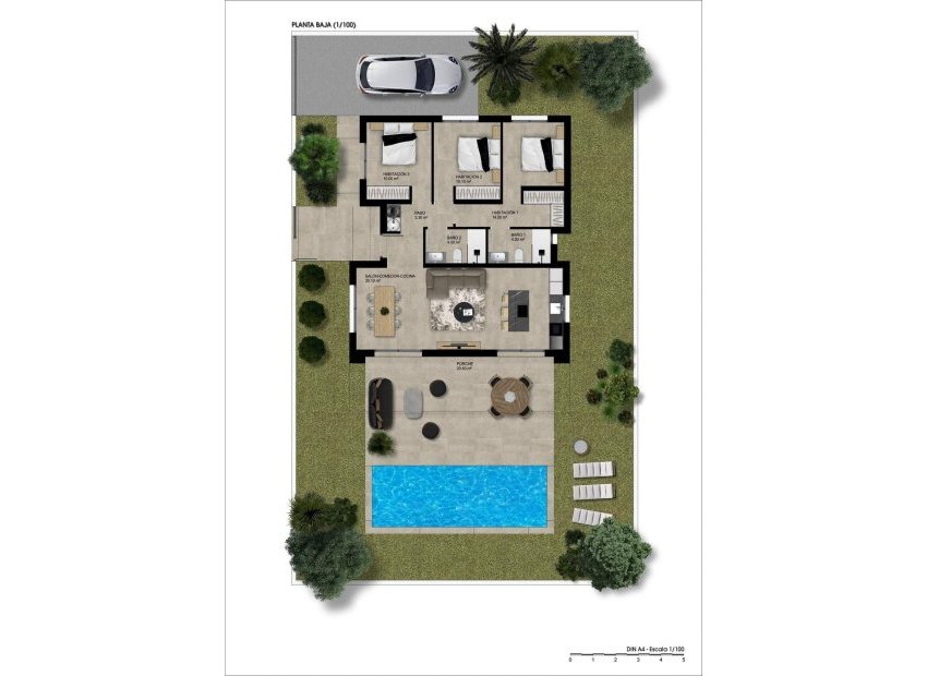 Obra nueva - Independiente / Villa -
Hondón de las Nieves - Urbaniz La Montañosa