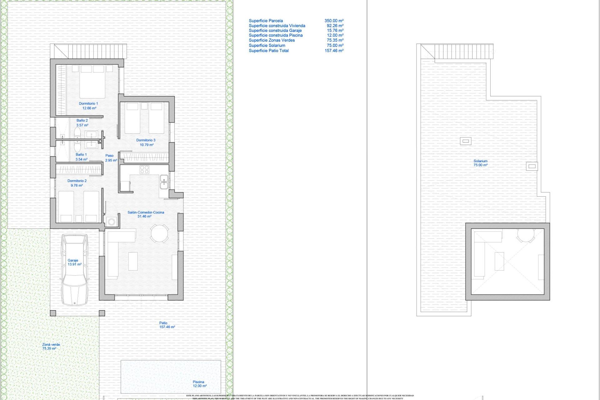 Obra nueva - Independiente / Villa -
Los Alcazares - Serena Golf