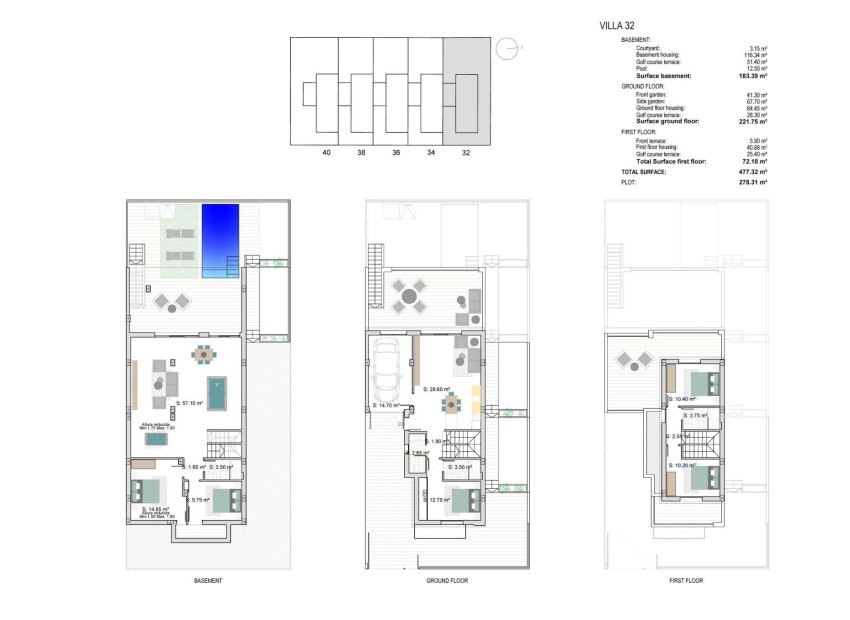 Obra nueva - Independiente / Villa -
Los Alcazares - Serena Golf