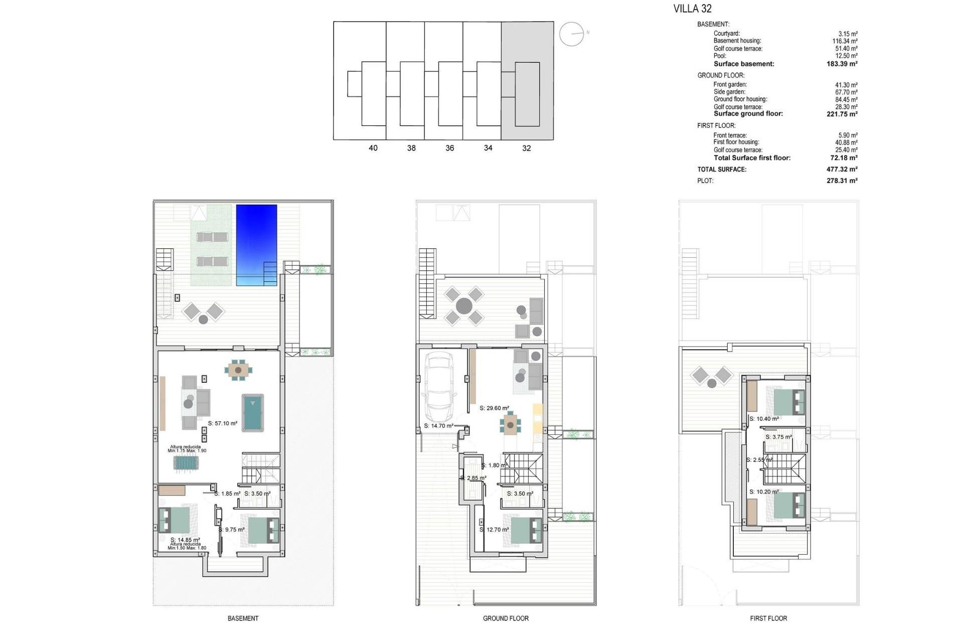 Obra nueva - Independiente / Villa -
Los Alcazares - Serena Golf