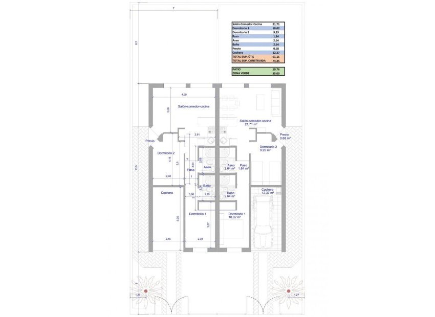 Obra nueva - Independiente / Villa -
Los Alcazares - Serena Golf