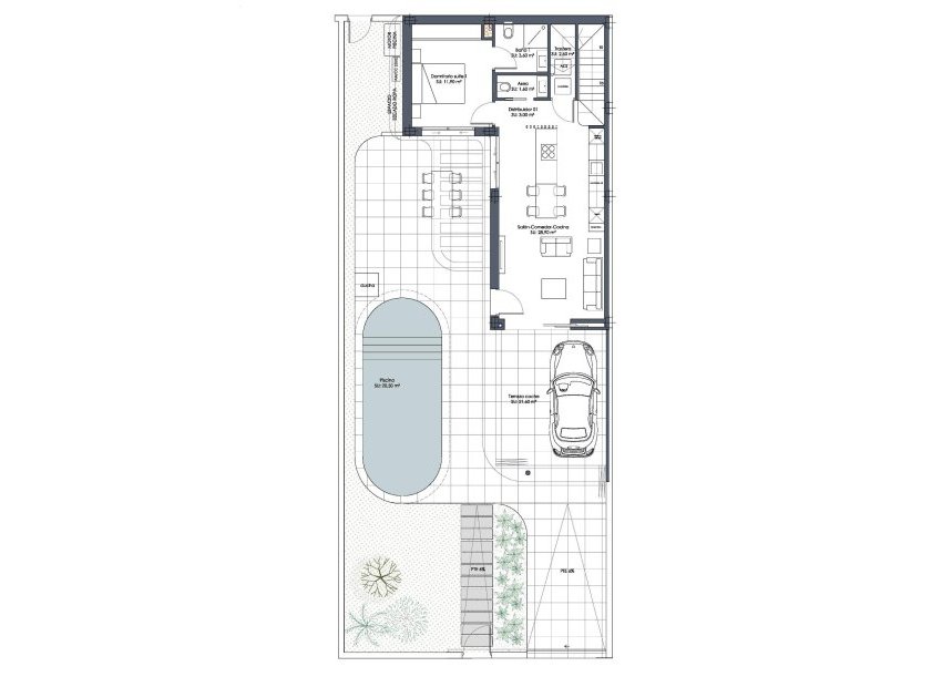 Obra nueva - Independiente / Villa -
Los Alcazares - Serena Golf