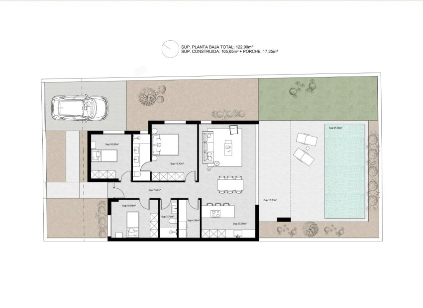 Obra nueva - Independiente / Villa -
Molina De Segura - Urb. La Quinta