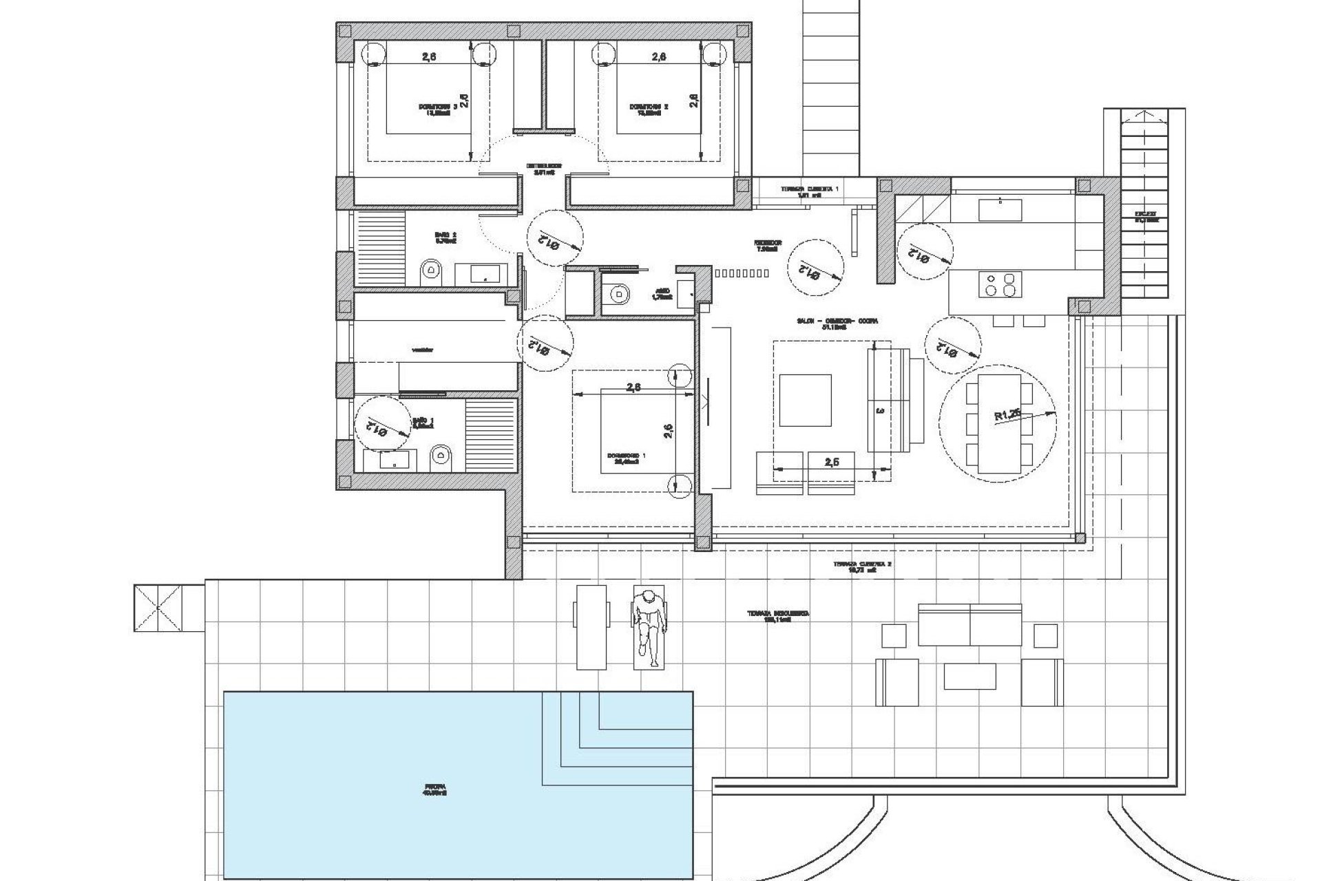Obra nueva - Independiente / Villa -
Orihuela - Las Colinas Golf