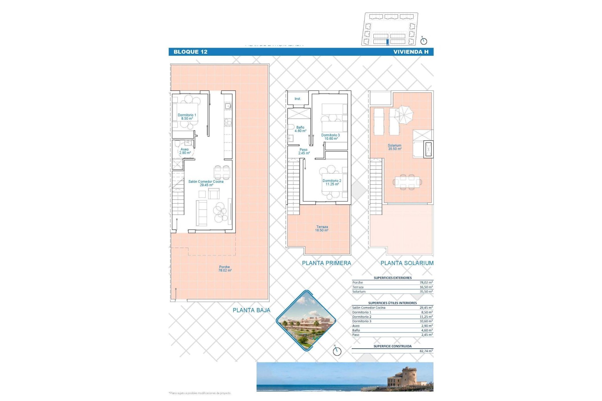 Obra nueva - Independiente / Villa -
Pilar de la Horadada - Lo Monte