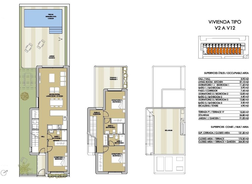 Obra nueva - Independiente / Villa -
Pilar de la Horadada - Riomar