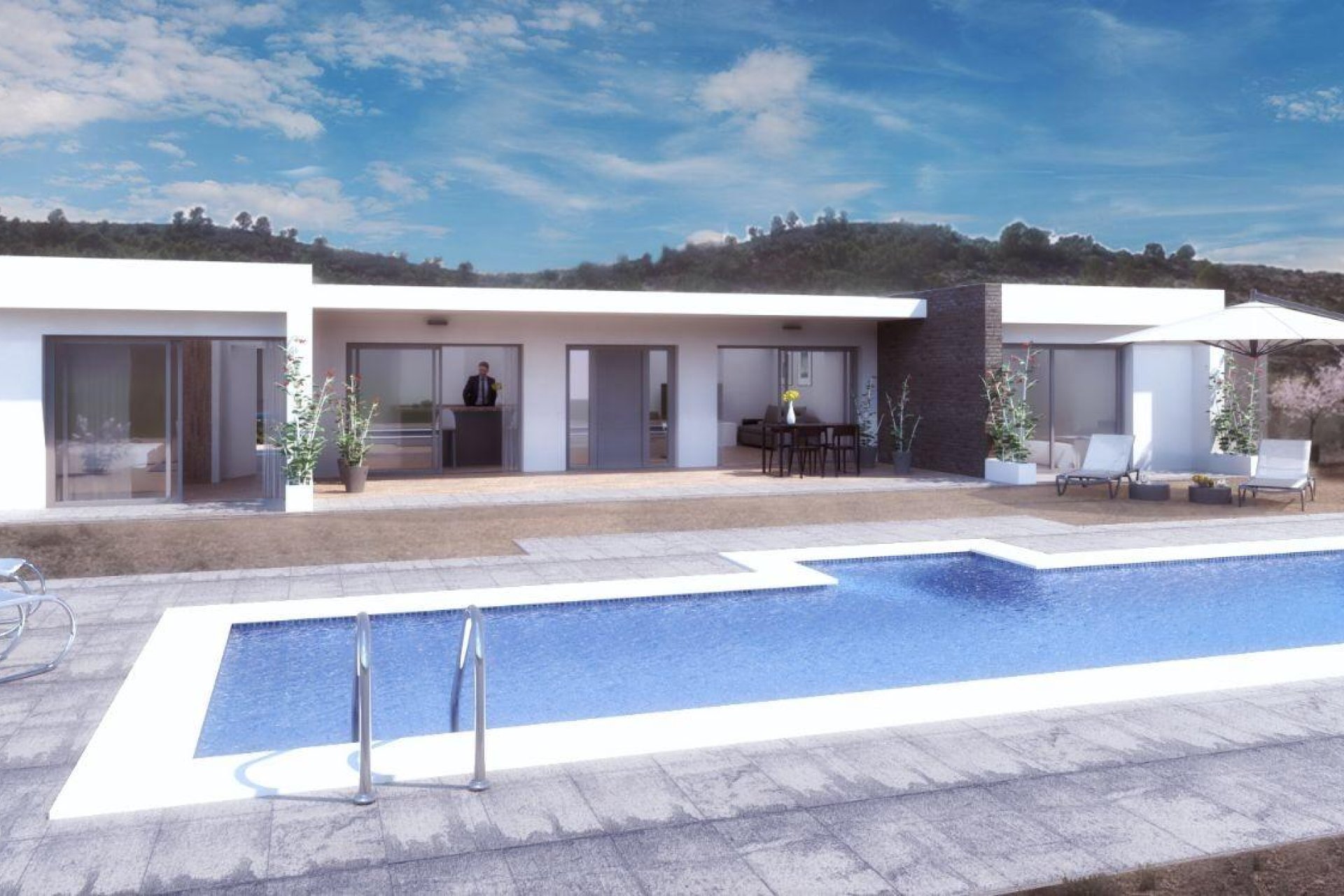 Obra nueva - Independiente / Villa -
Pinoso - Camino Del Prado
