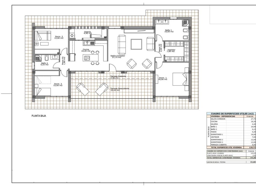 Obra nueva - Independiente / Villa -
Pinoso - Camino Del Prado
