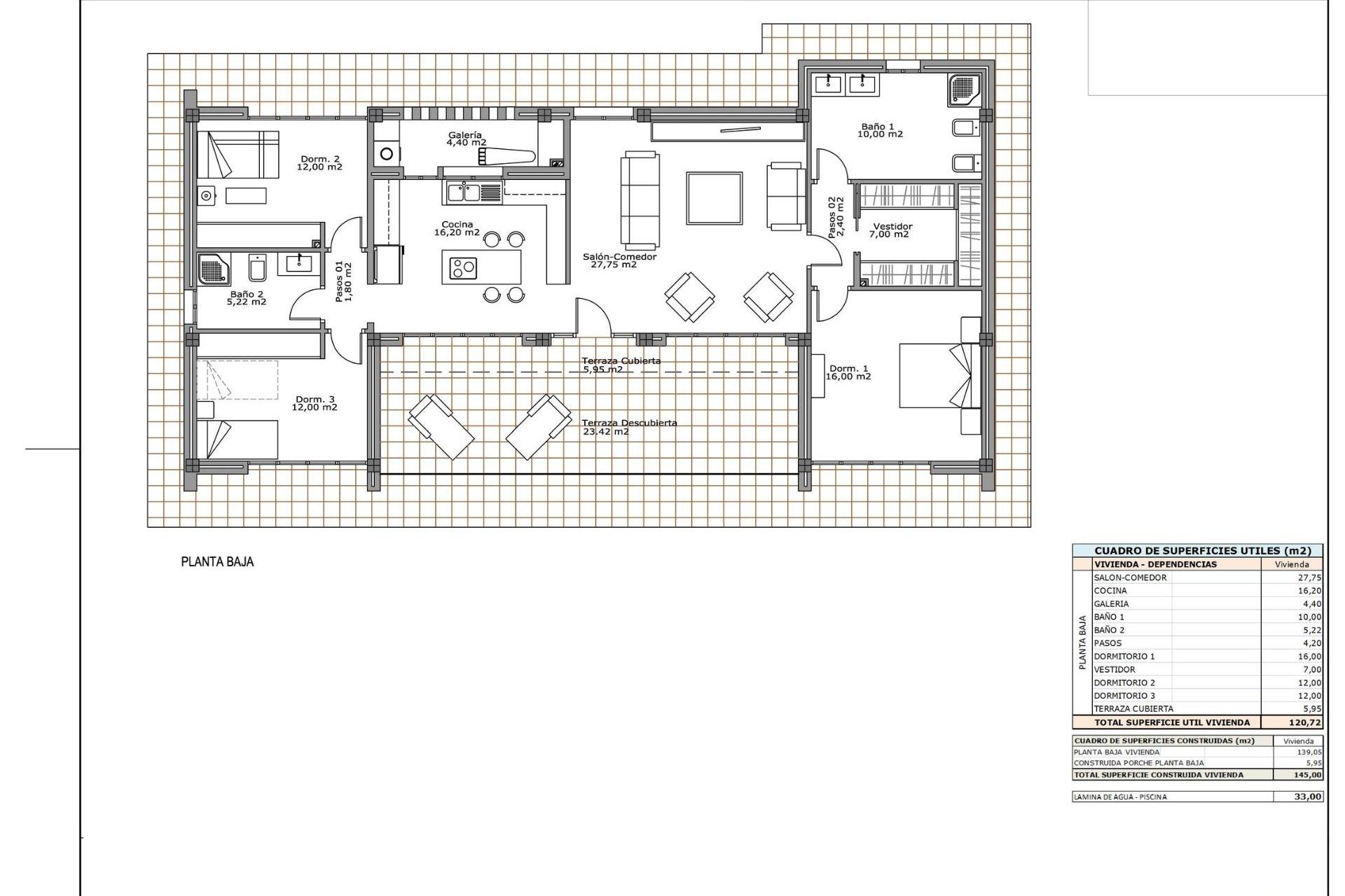 Obra nueva - Independiente / Villa -
Pinoso - Camino Del Prado