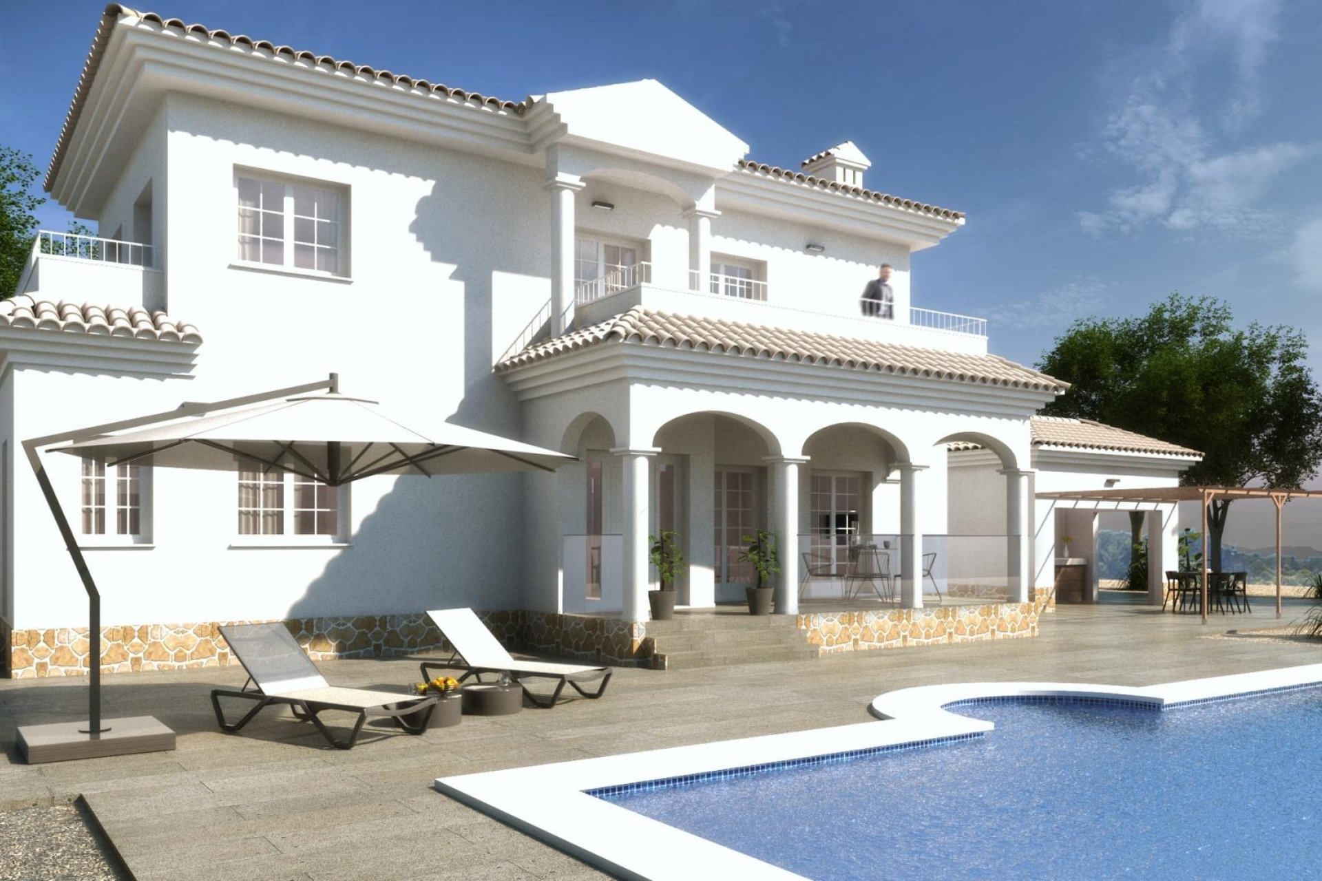 Obra nueva - Independiente / Villa -
Pinoso - Camino Del Prado