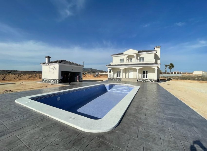 Obra nueva - Independiente / Villa -
Pinoso - Camino Del Prado