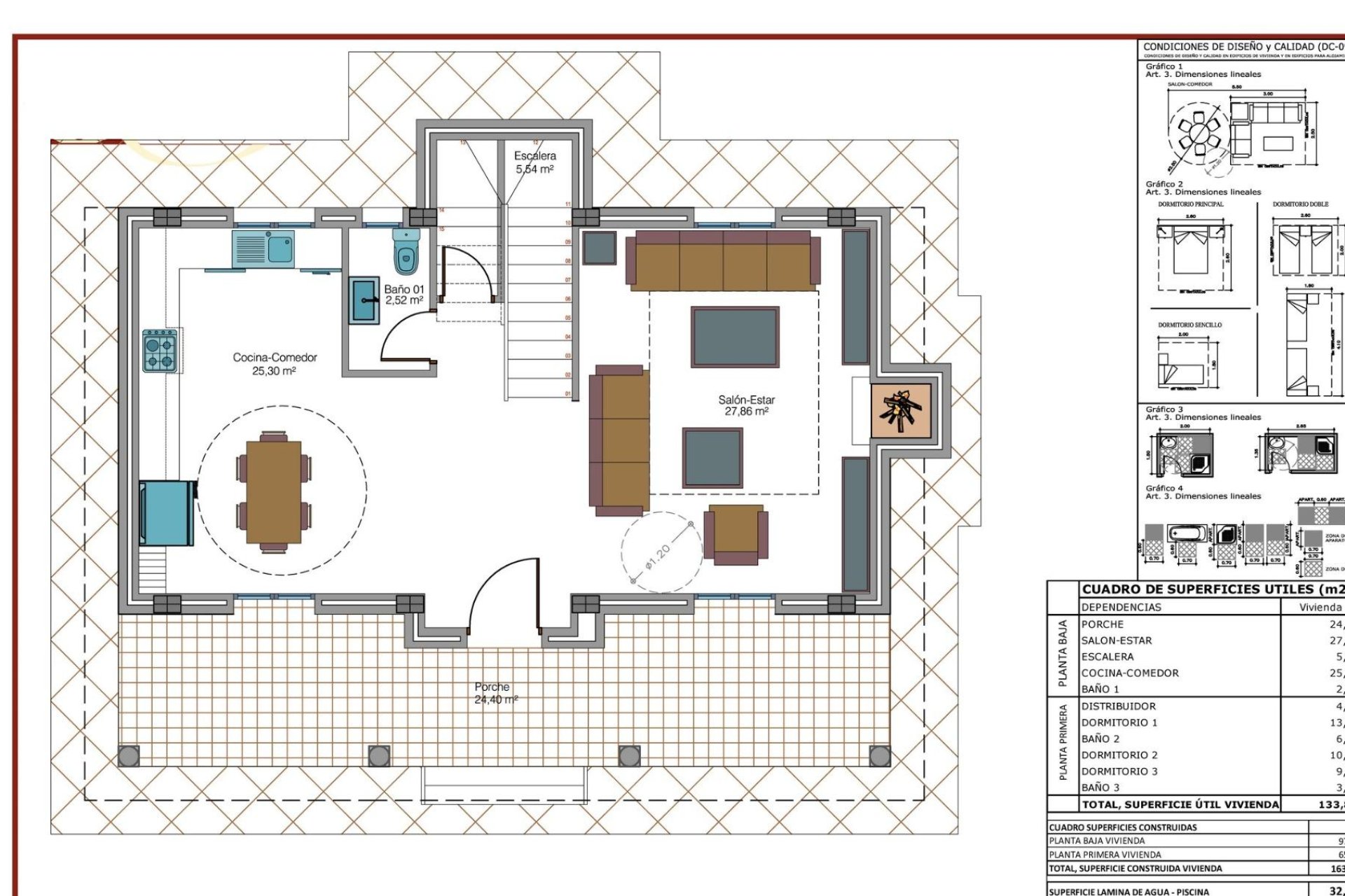 Obra nueva - Independiente / Villa -
Pinoso - Camino Del Prado