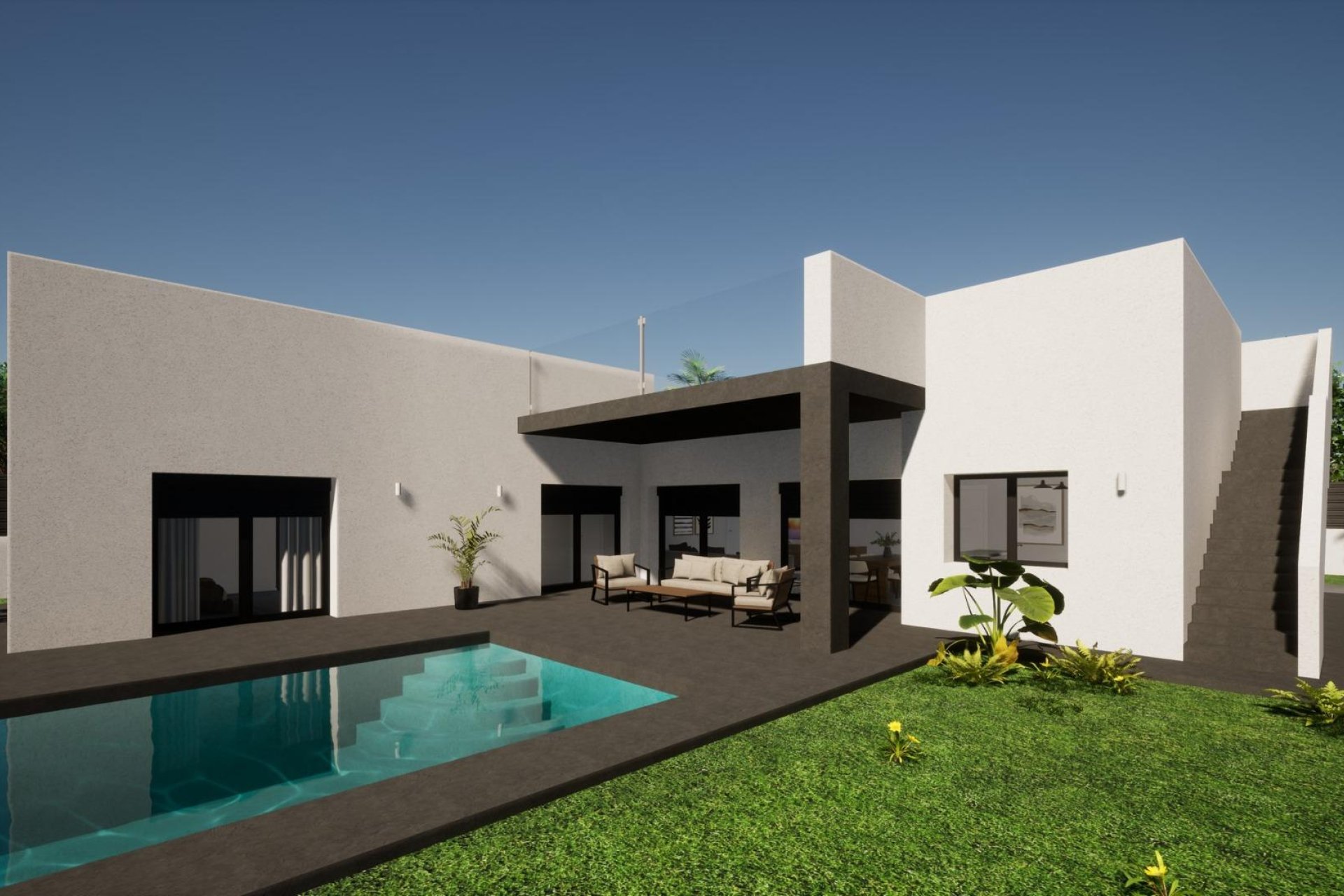 Obra nueva - Independiente / Villa -
Pinoso - Lel