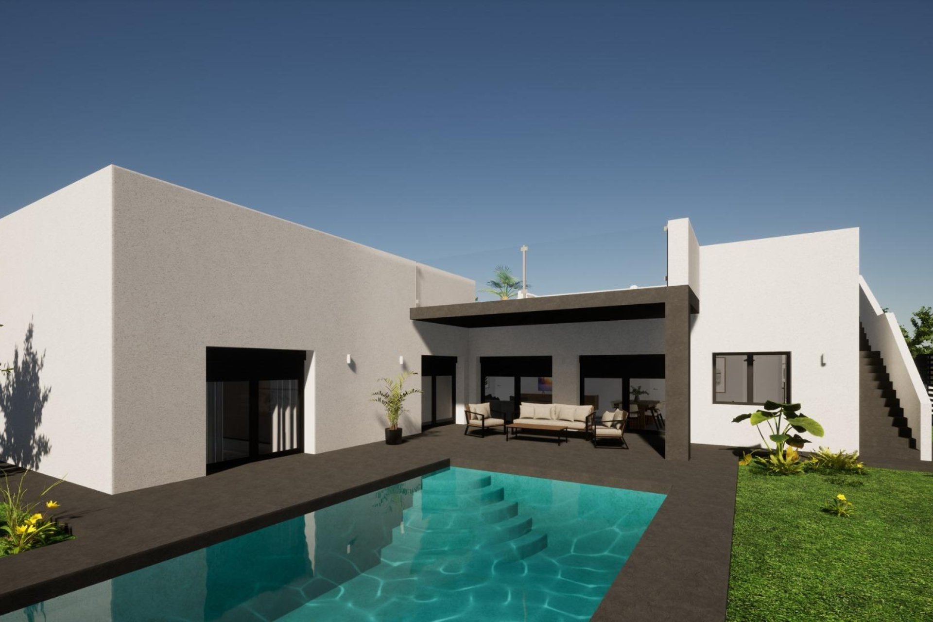 Obra nueva - Independiente / Villa -
Pinoso - Lel