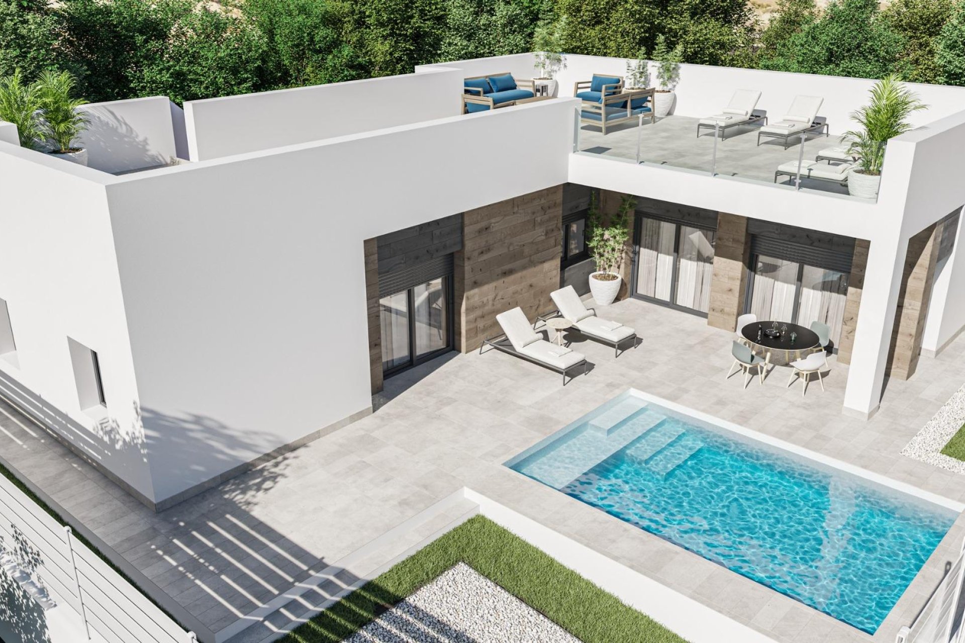 Obra nueva - Independiente / Villa -
Pinoso - Lel