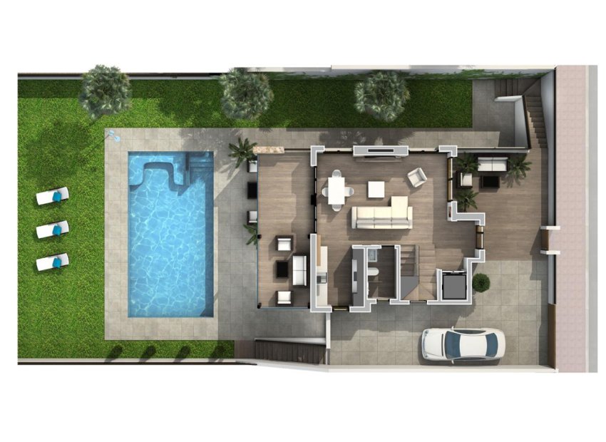 Obra nueva - Independiente / Villa -
Rojales - Golf La Marquesa (Ciudad Quesada)