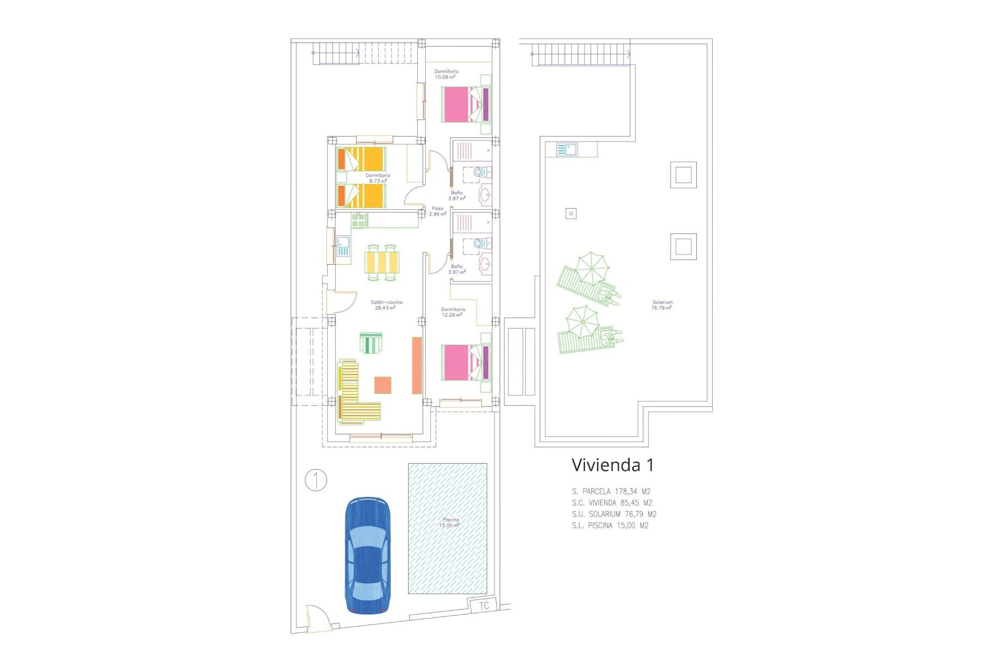 Obra nueva - Independiente / Villa -
San Javier - pueblo
