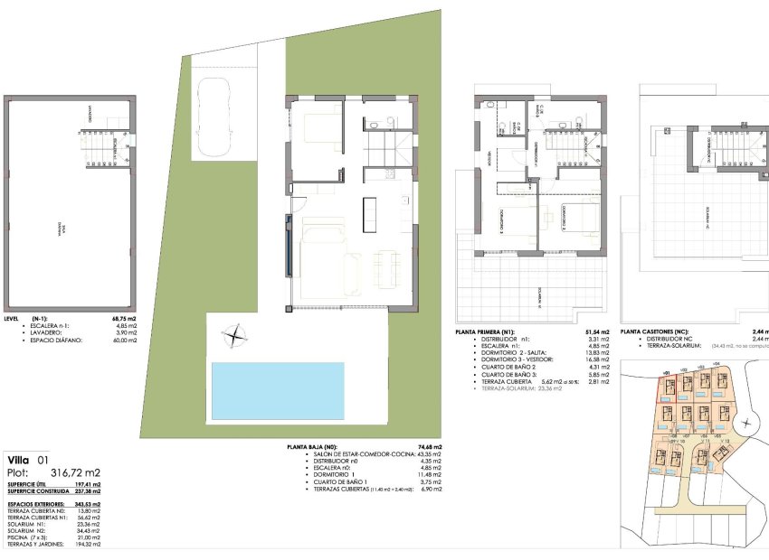 Obra nueva - Independiente / Villa -
San Miguel de Salinas - Cerro Del Sol